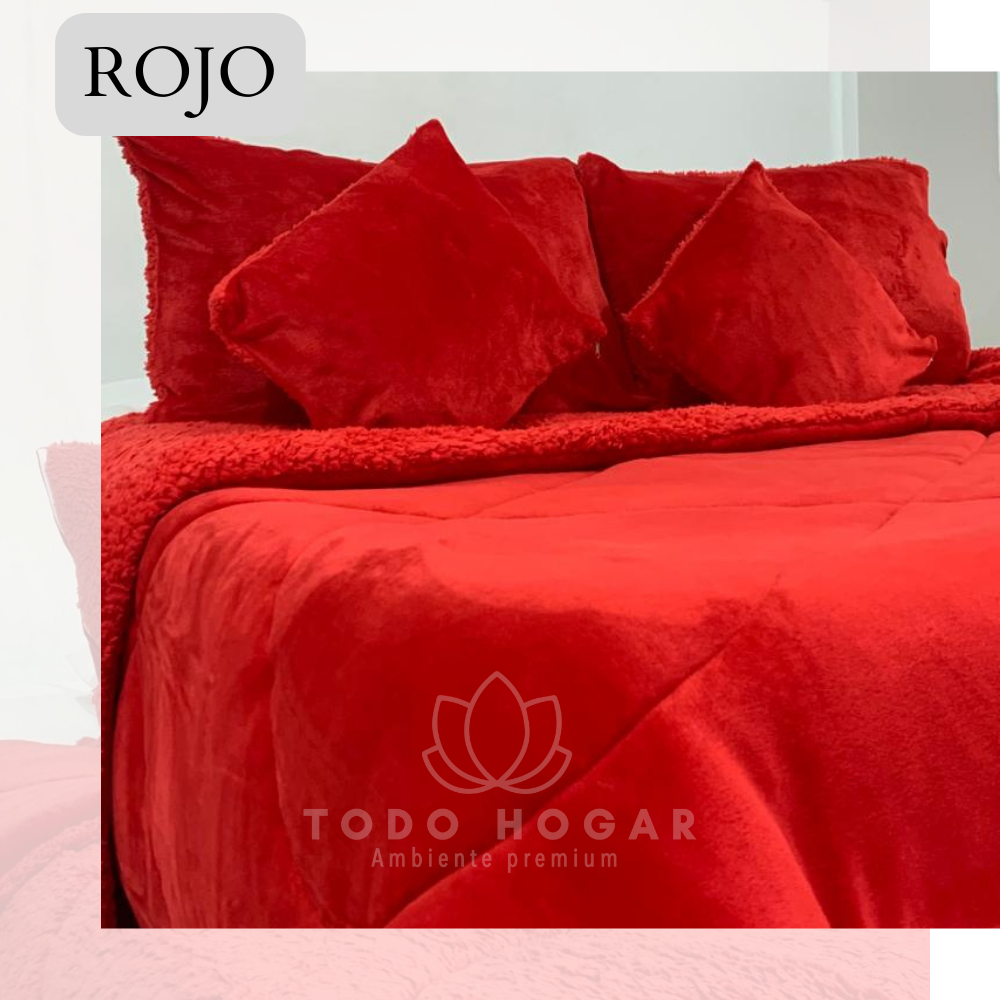 Miniatura 3 de ACOLCHADO PIEL DURAZNO CON OVEJERO 1.40